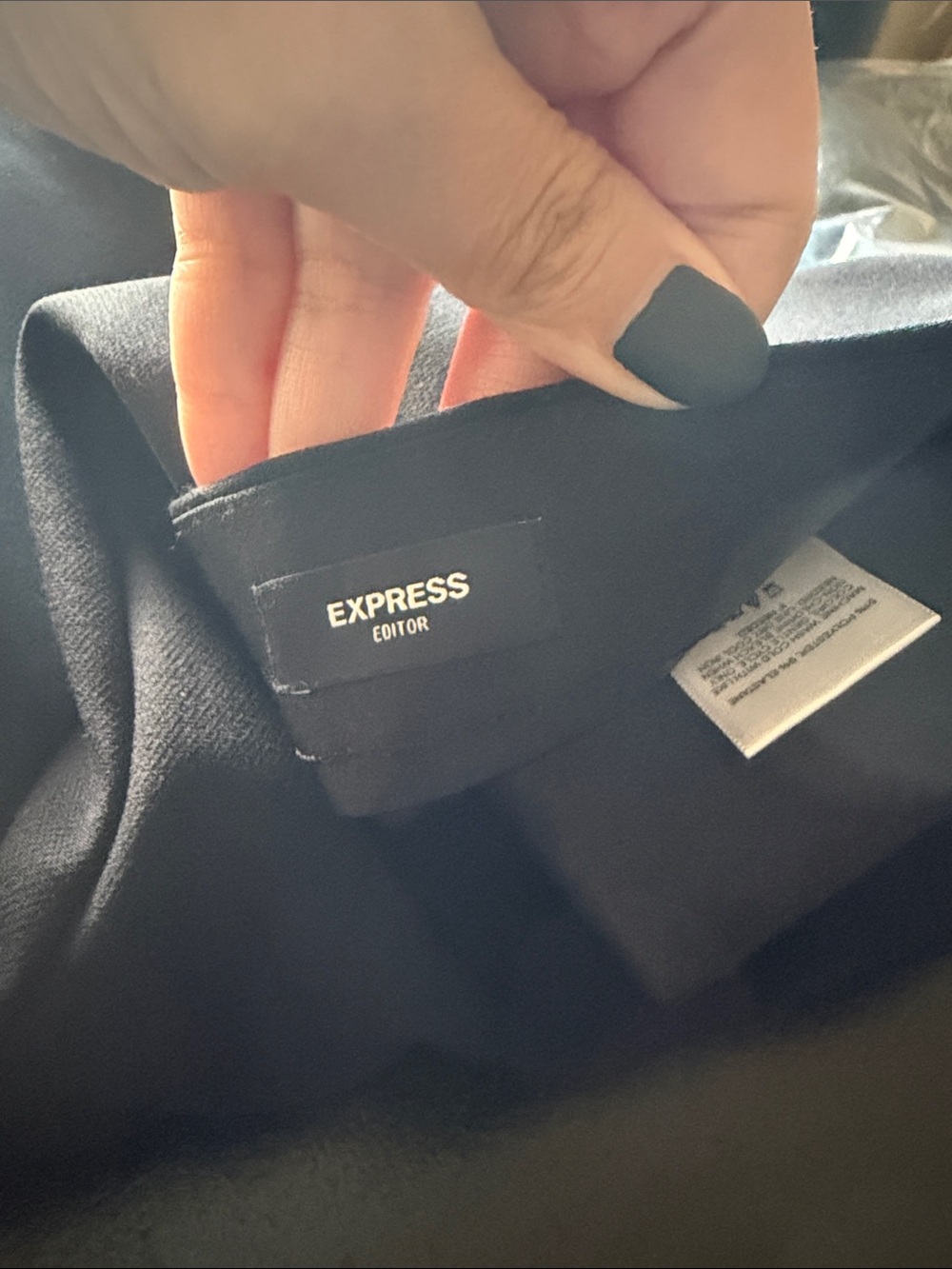 Express Editor Black Women's Flare Pants 6S